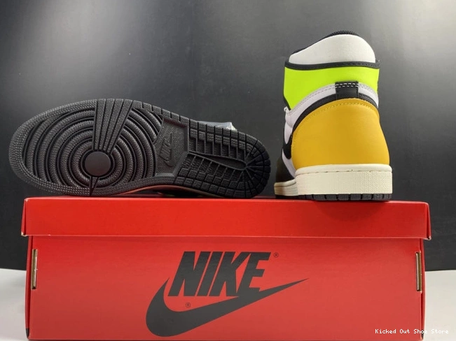 Kicked Out Shoe Store JORDAN 1 555088-118 GOLD' OG AIR HIGH 'VOLT RETRO 0818